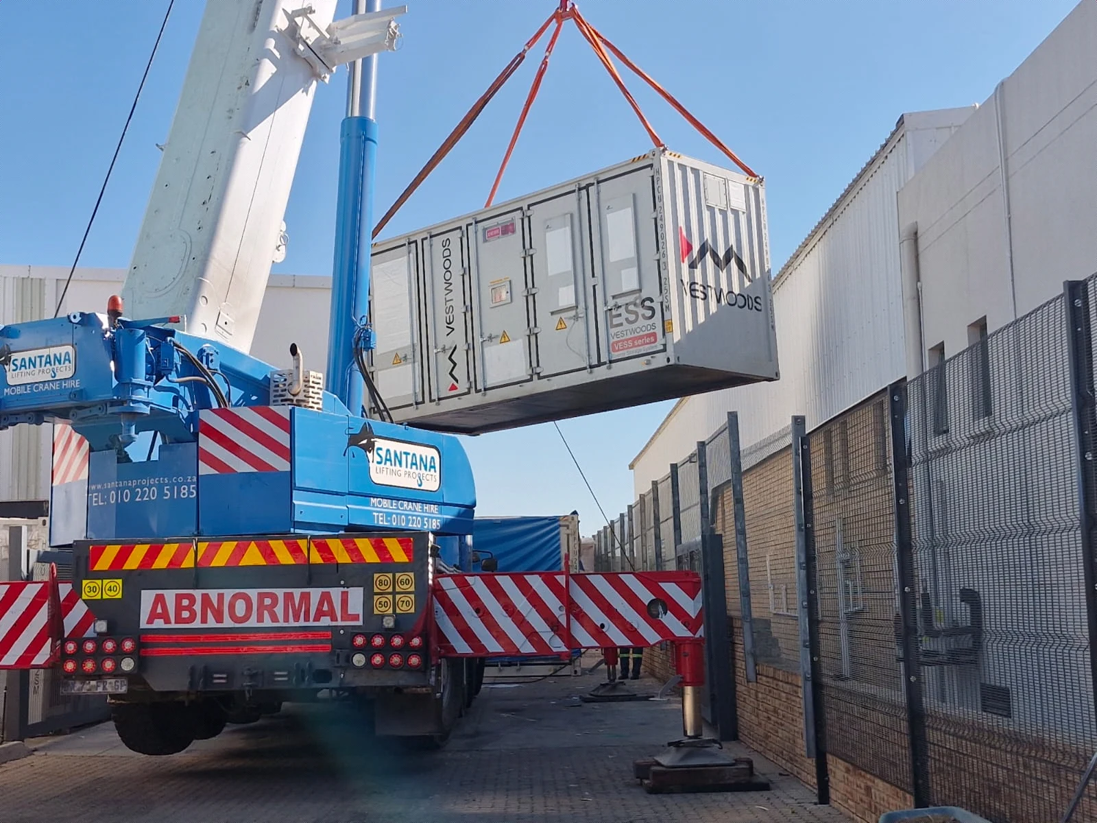 VESTWOODS Commercial & Industrial Energy Storage Project in 南非
