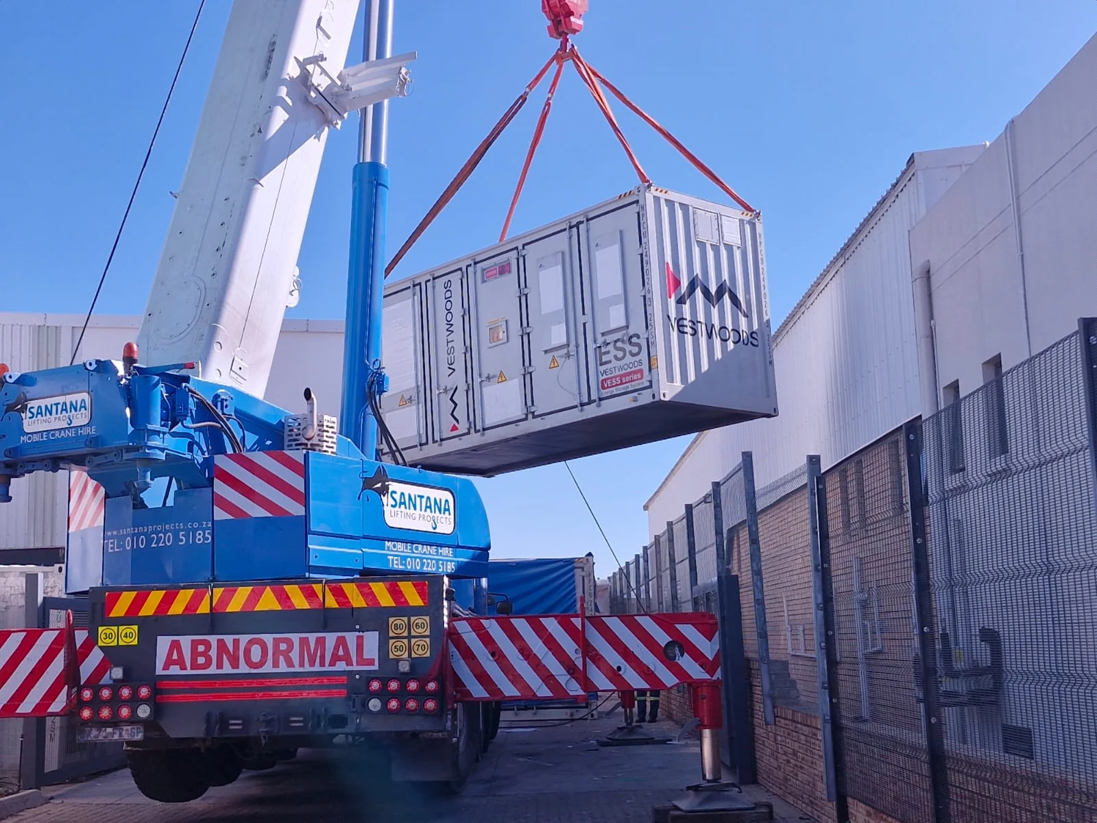 VESTWOODS Commercial & Industrial Energy Storage Project in 南非
