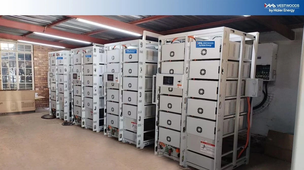 VESTWOODS Commercial & Industrial Energy Storage Project in South Africa