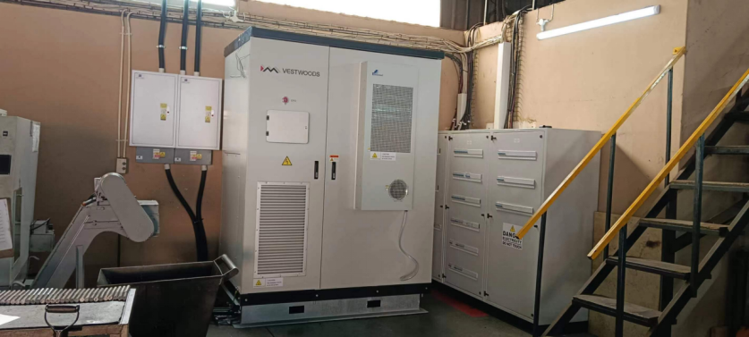 VESTWOODS Commercial & Industrial Energy Storage Project in South Africa
