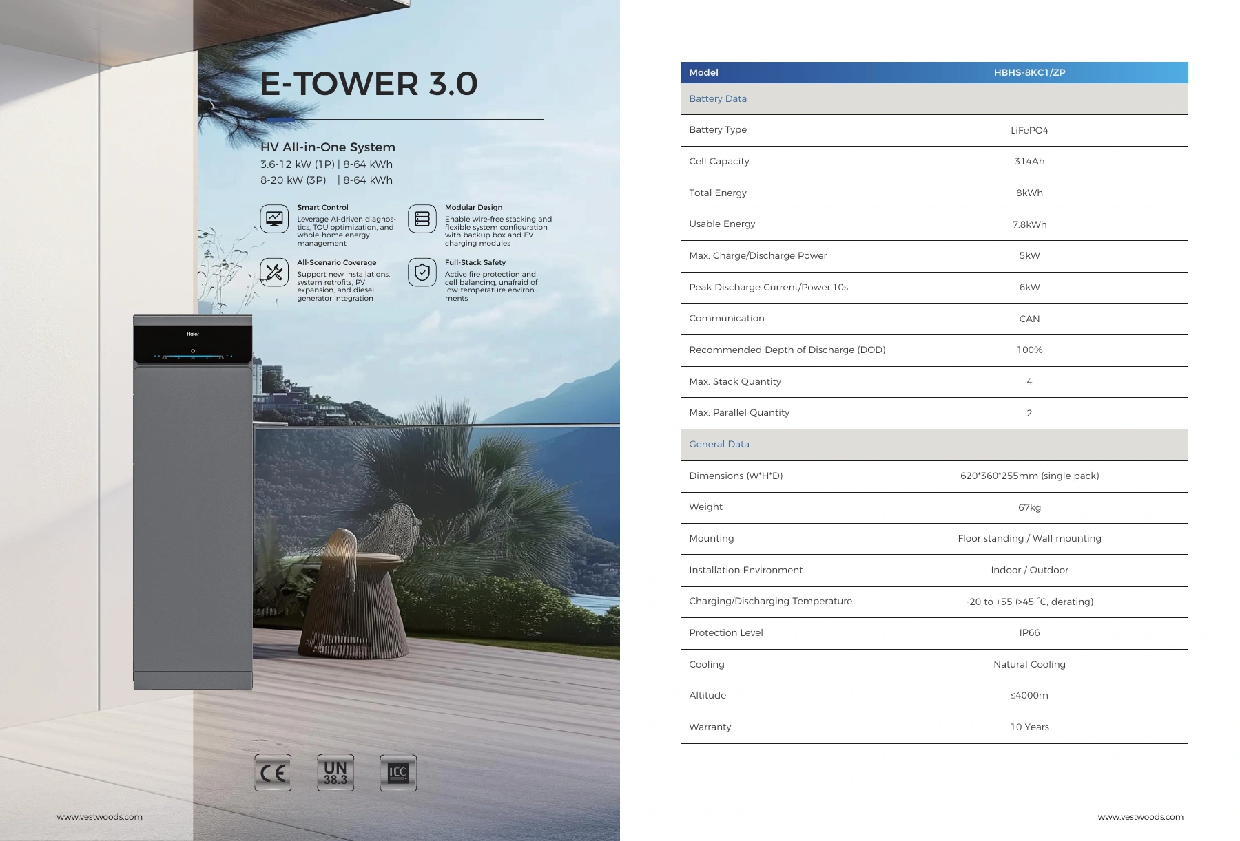 E-TOWER 3.0 datasheet preview; open the original PDF for selectable text