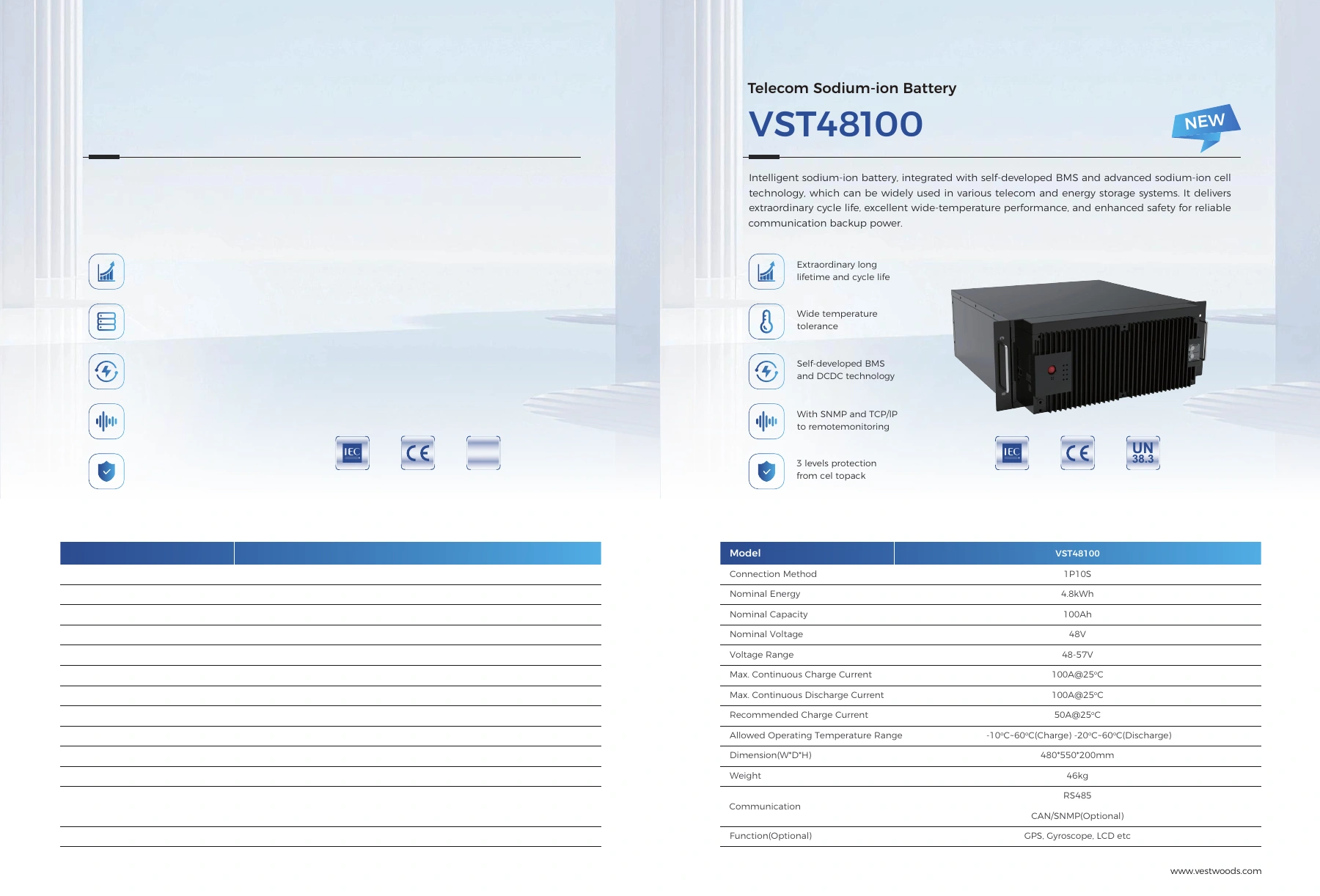 VST48100 datasheet preview; open the original PDF for selectable text