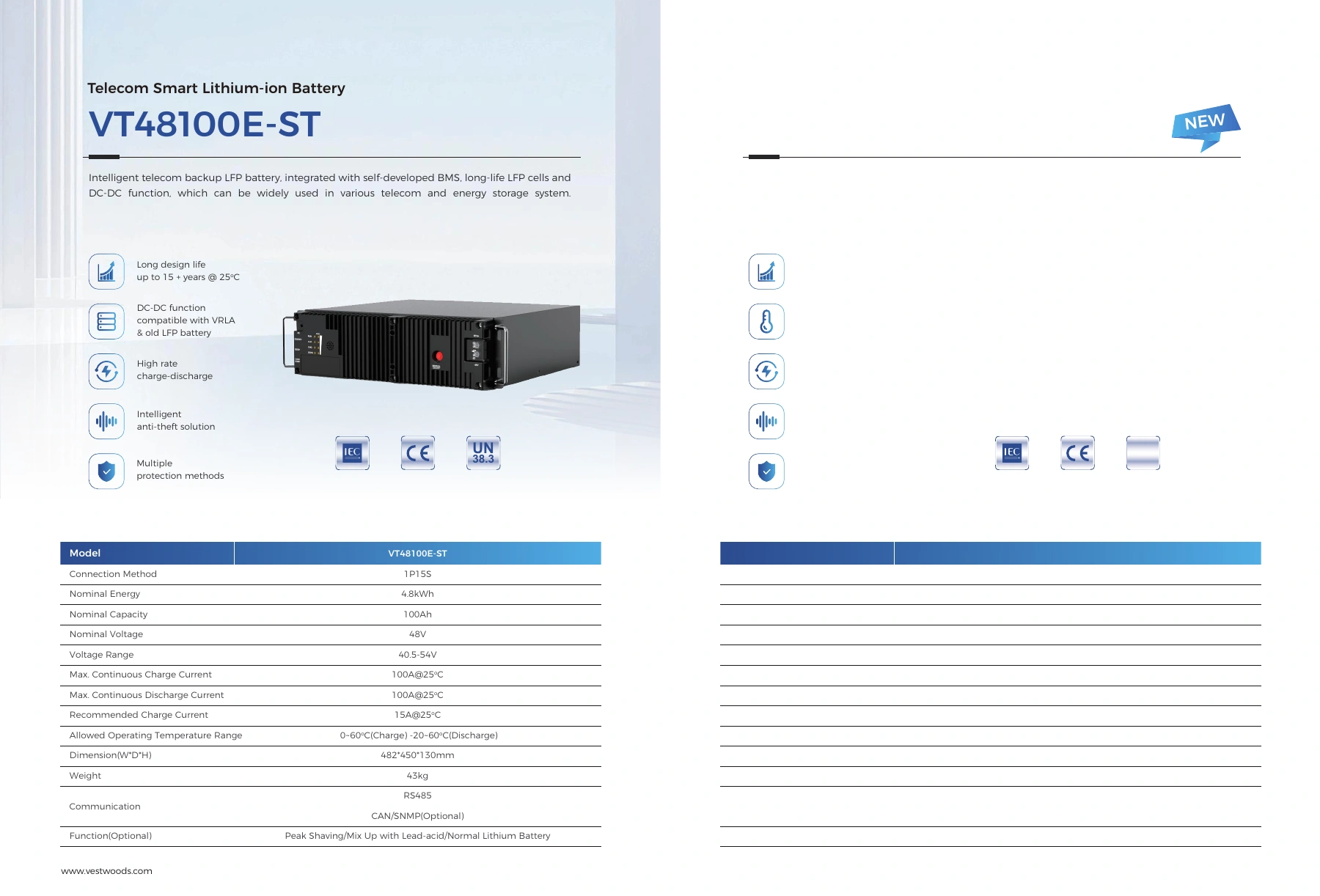 VT48100E-ST 产品资料表预览；完整文字请打开原始 PDF