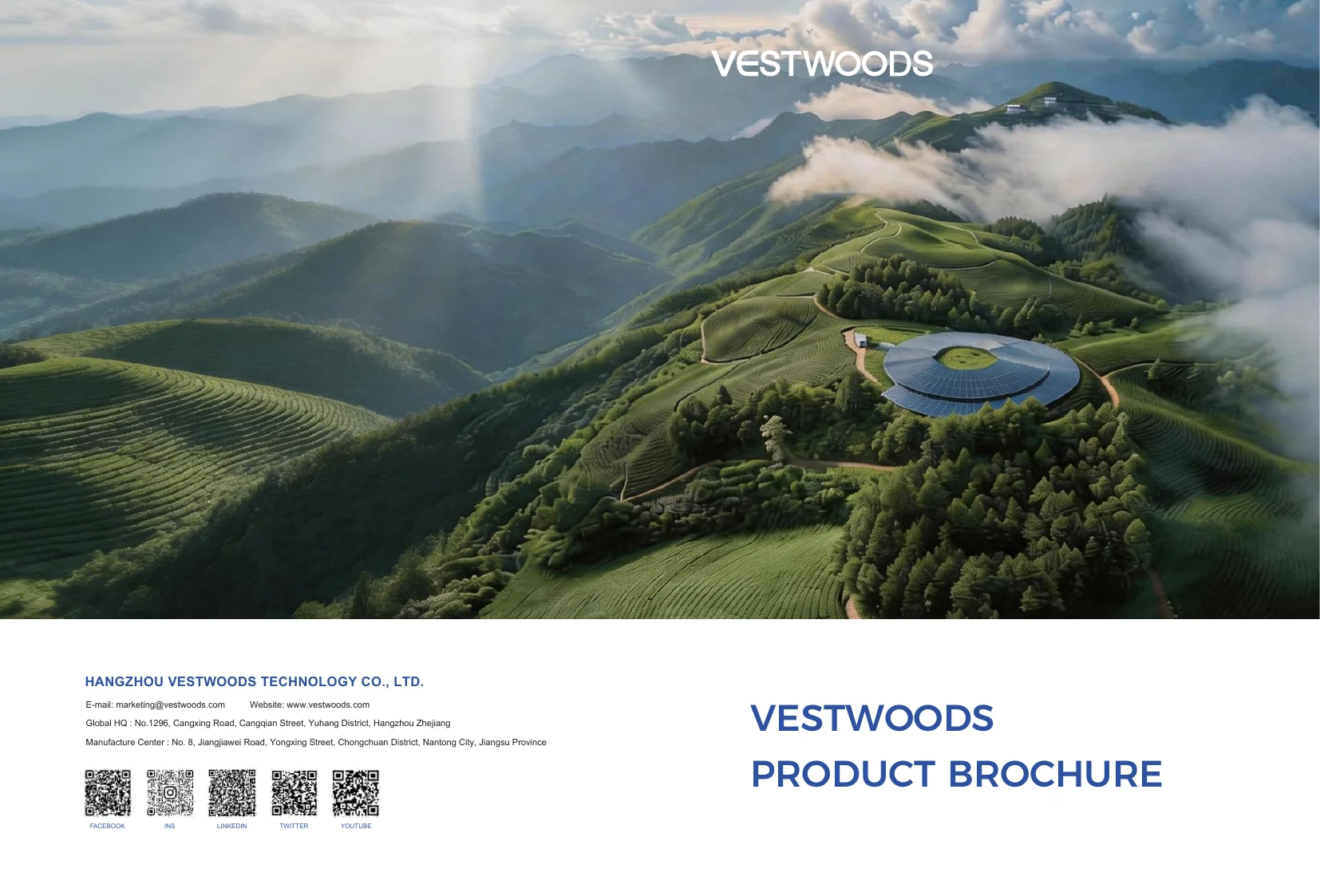 About VESTWOODS 2026 official document cover