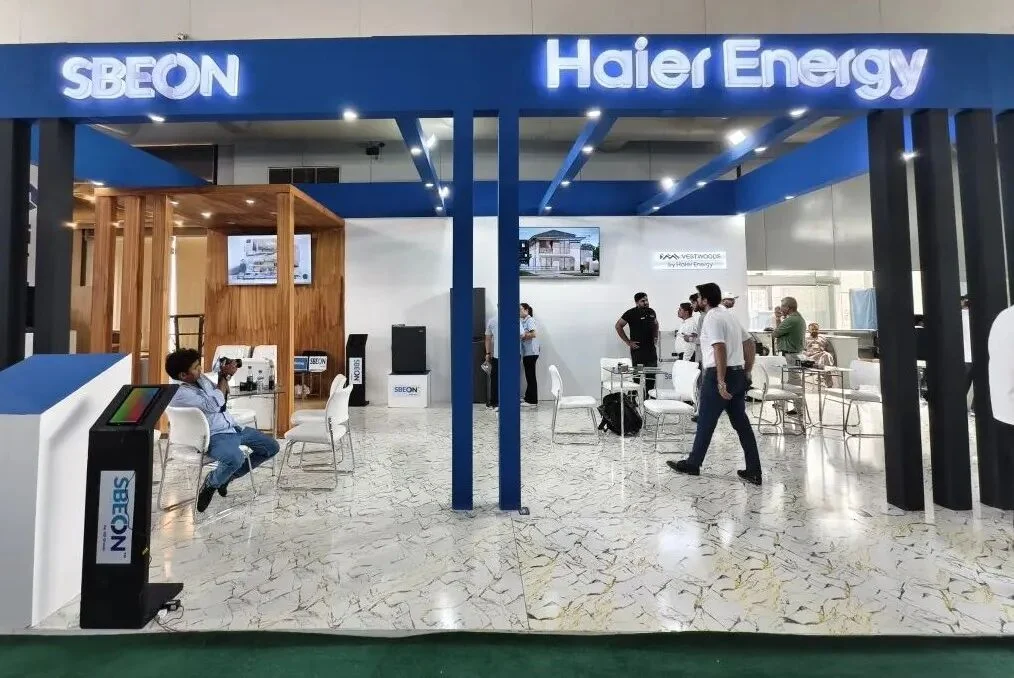 Haier Energy exhibition booth at Solar and Energy Storage Pakistan 2026