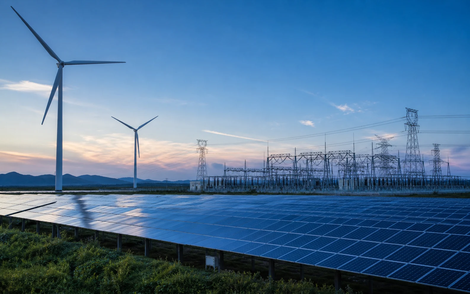 Renewable energy and grid infrastructure
